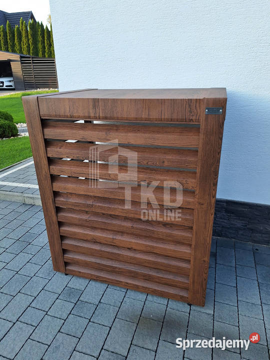 Osłona pompy ciepła 80x40x120 ciemny orzech Ciechanów