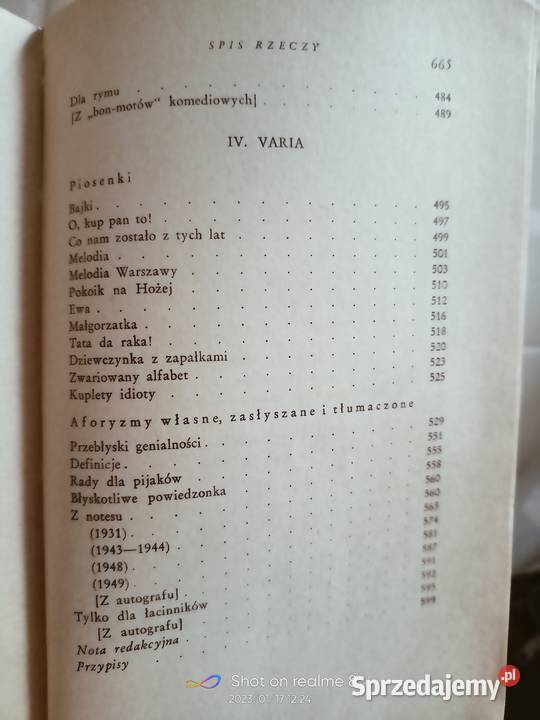 Dzieła Tuwima unikat okazy Księgarnia Praga Warszawa