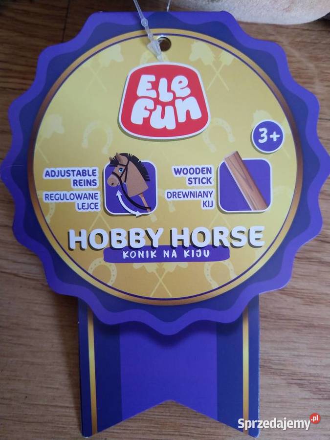 NAJTANIEJ Konik Na Kiju Koń z Kijem Lejce Grzywa 3 lata+