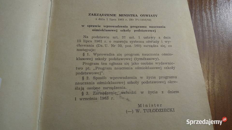 Program nauczania ośmioklasowej szkoły twarda Gdańsk sprzedam