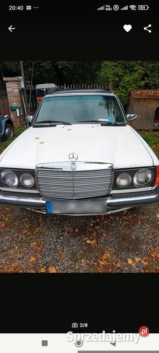 Mercedes w 123 W123 Radzyń Podlaski