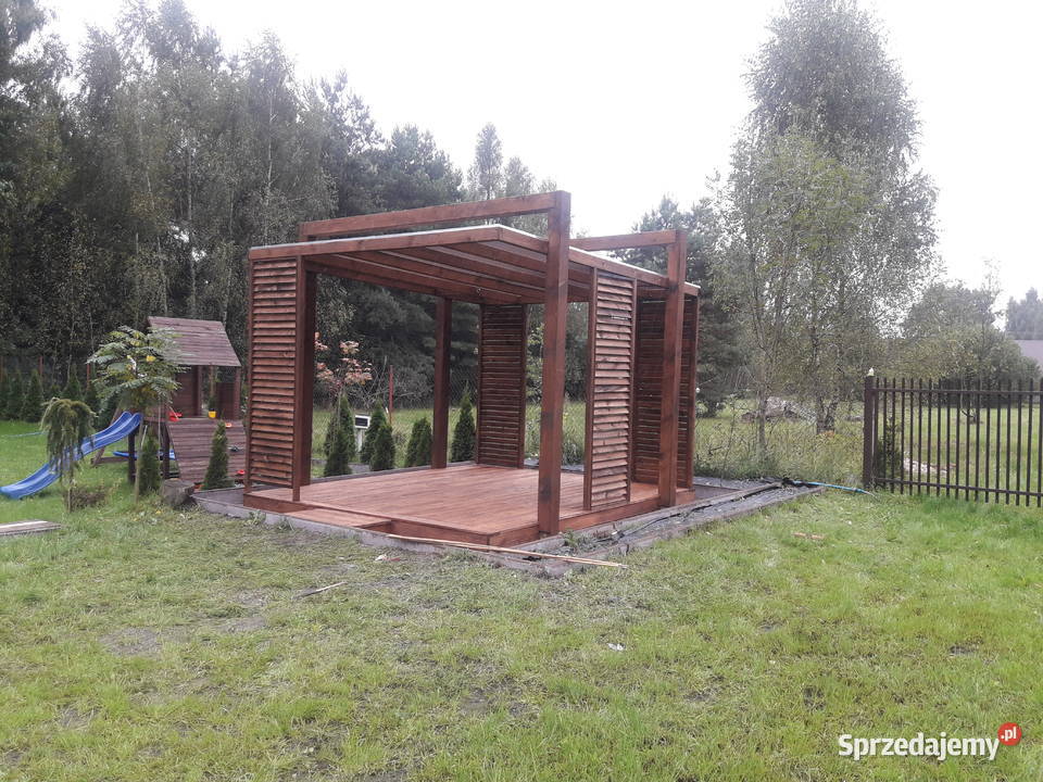Altany nowoczesne podwieszany dach altana świętokrzyskie sprzedam
