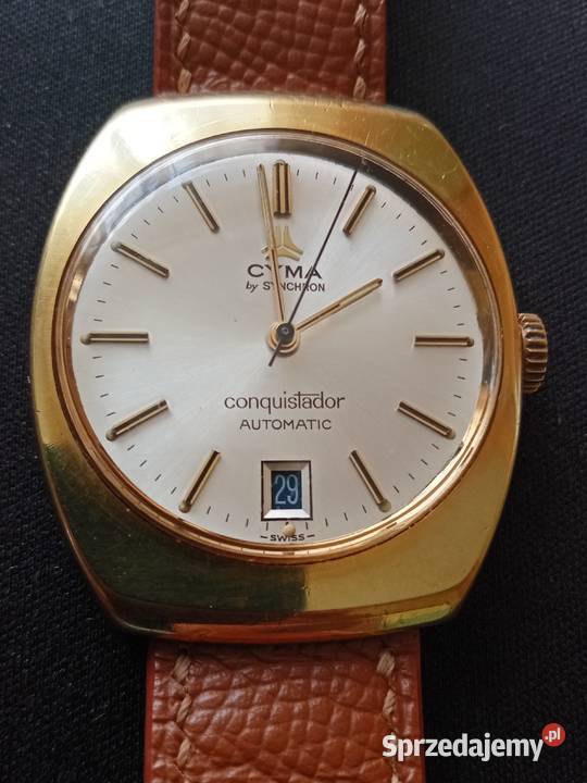 Zegarek Cyma Conquistadors automatic vintage Płock