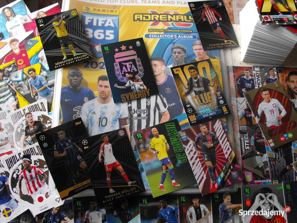 MEGA zestaw 500 kart album PANINI TOPPS MESSI