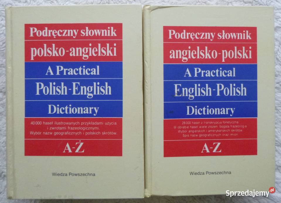 Podręczne słowniki polskoangielski i
