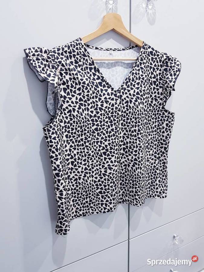 Damska panterkowoserduszkowa bluzeczka