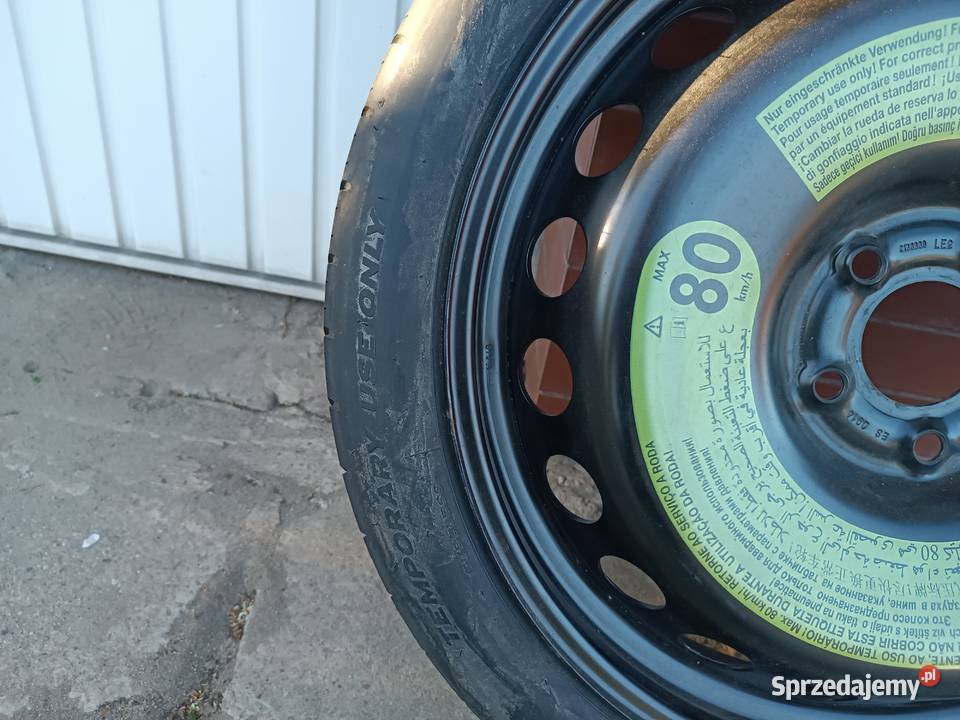 Koło dojazdowe zapasowe Audi A4 B8 12570R19 ET29 wielkopolskie Turek