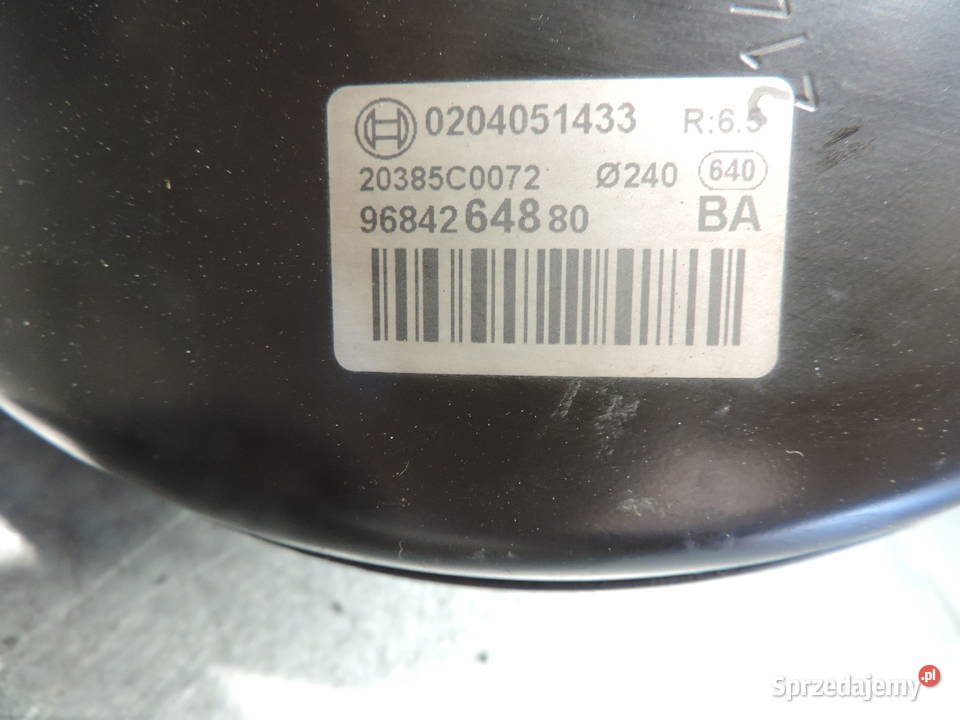 SERWO POMPA HAMULCA CITROEN C2 14 8v 9684264880