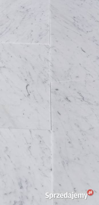 Marmur Carrara Bianco pasy 1 poler Płytki podłogowe Przemyśl