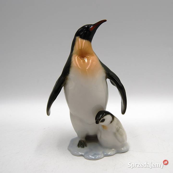 Porcelana Hutschenreuther figura pingwinów wielkopolskie