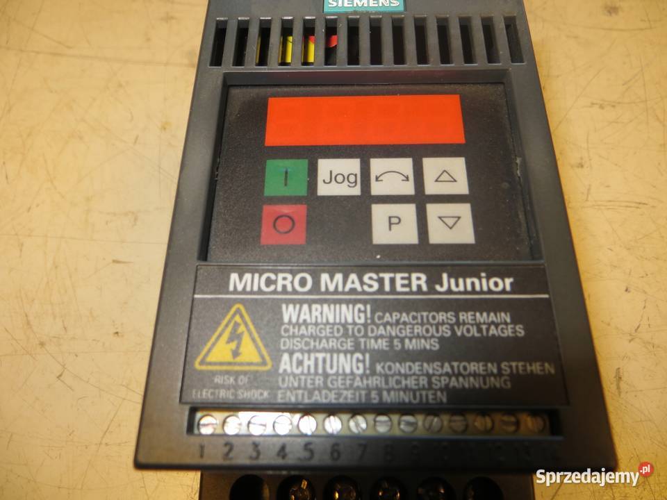NAPĘD SIEMENS MICRO MASTER JUNIOR 6SE91115BA53 Wąchock