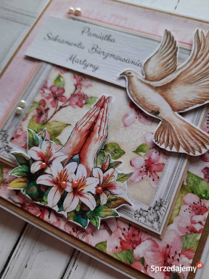 Kartka personalizowana bierzmowanie Pogonów