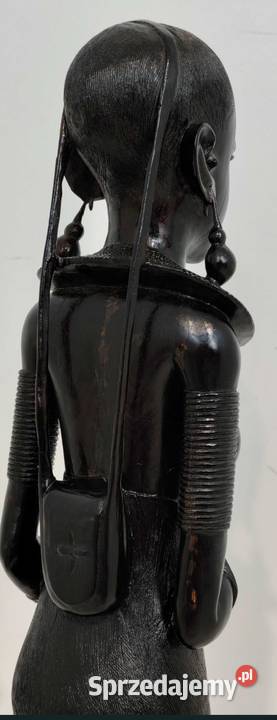 Rzeźba kobieta murzynka heban Rzeszów