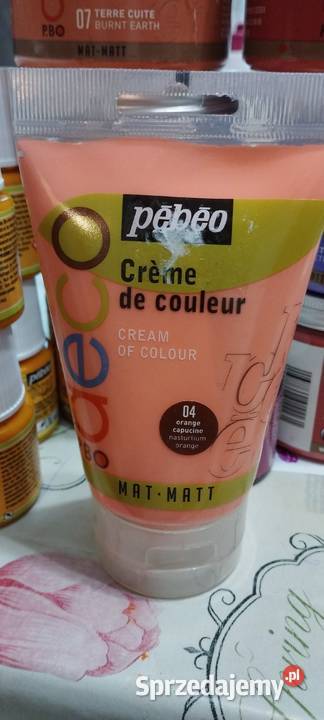 farba pebeo kolor 04 orange capucine 110ml