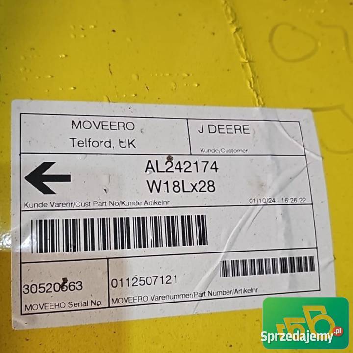 Felga R 28xW18L AL242174 John Deere 6195R wielkopolskie