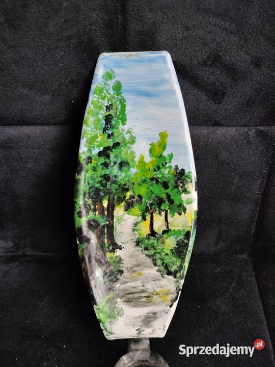 Świecznik emalia Olkusz PRL zachodniopomorskie Choszczno