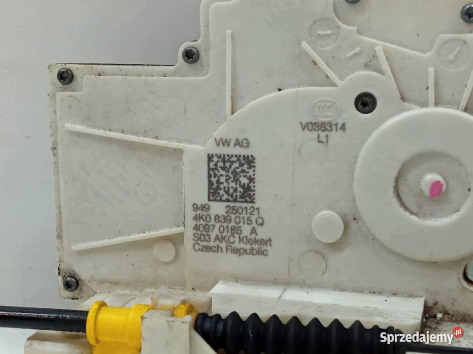 ZAMEK DRZWI TYŁ LEWY KOMBI AVANT 4K0839015Q Audi Zamki, wkładki i kluczyki