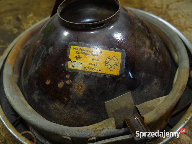 klosz lampy IKA MZ ES 250 Jaskółka org DDR Żary