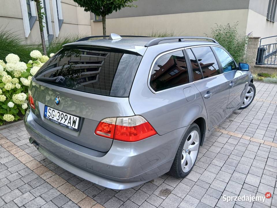 BMW 525D E61 177 Automat Przebieg 262 Prywatne światła przeciwmgielne Seria 5 Gliwice