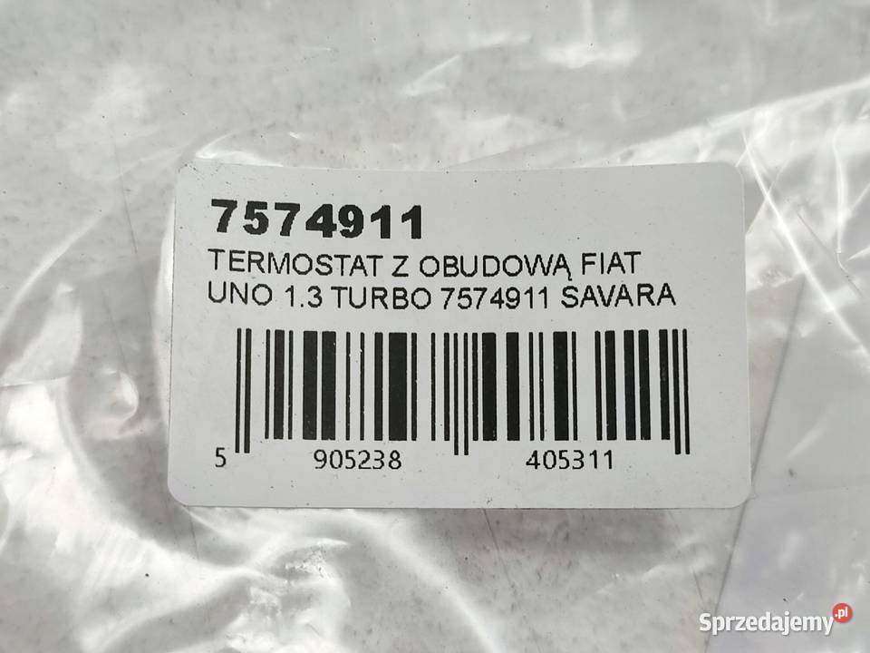 TERMOSTAT Z OBUDOWĄ FIAT UNO 13 TURBO 19831989 lubelskie