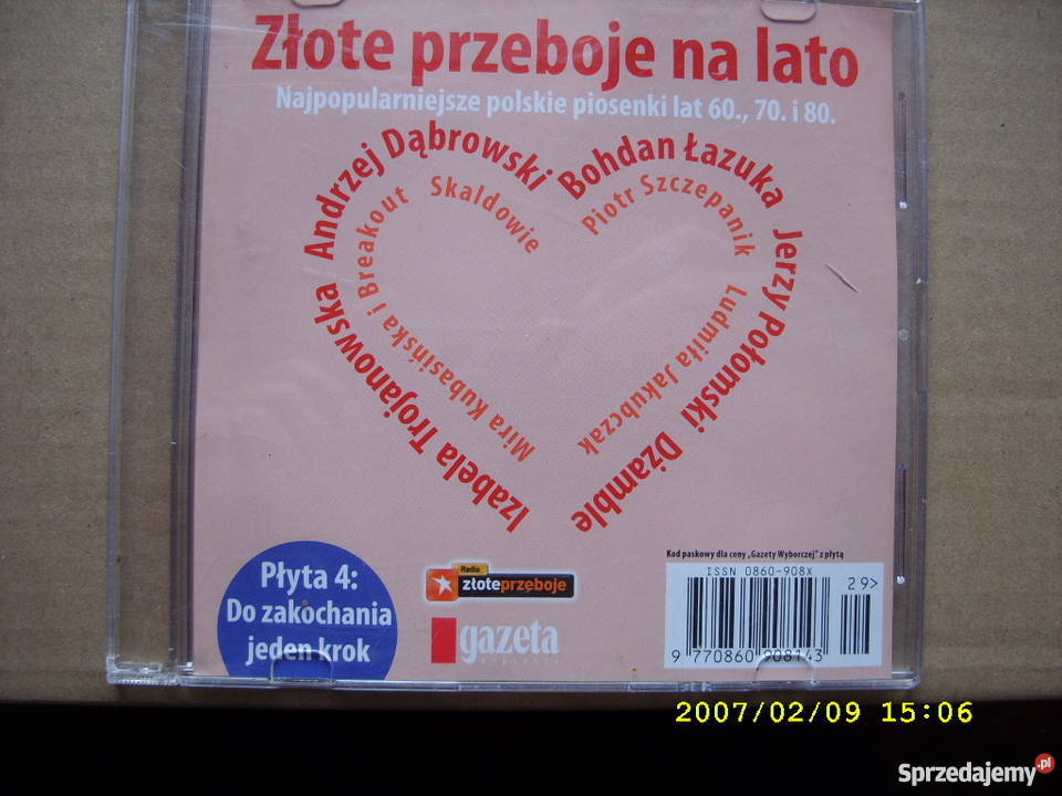 SkladankaCD ZLOTE PRZEBOJE NA LATO 4 dolnośląskie Wołów sprzedam