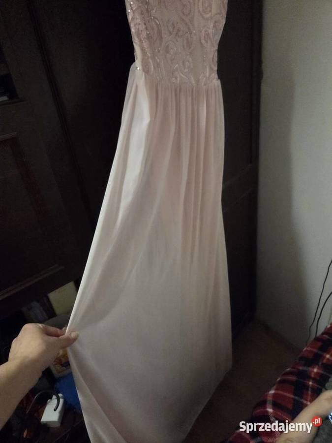 Sukienka pudrowy róż Białebłoto-Kobyla sprzedam