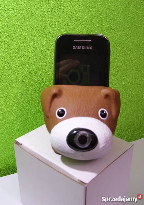 Podstawka z sygnalizacją świetlną pod telefon