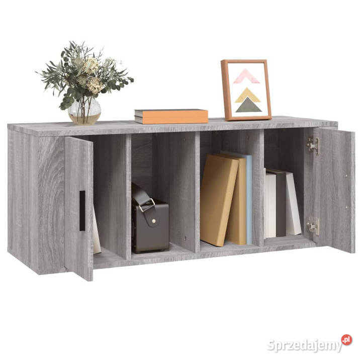 Szafka pod telewizor szary dąb sonoma 100x35x40 Warszawa