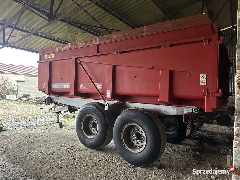 Przyczepa rolnicza 2 osie brimont Tarnów