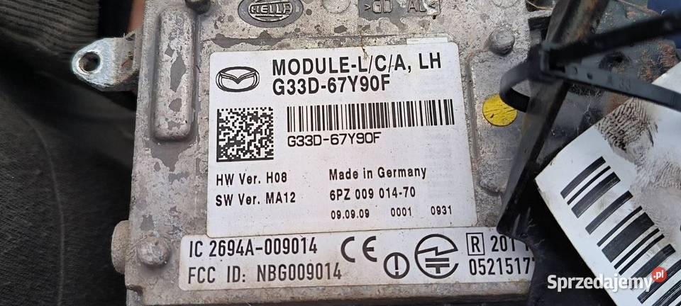 MODUŁ MAZDA 6 II G33D67Y90F Lipno sprzedam