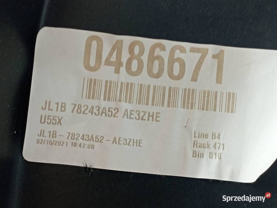 OSŁONA SŁUPKA B PRAWA KOMPLET JL1B78243A52