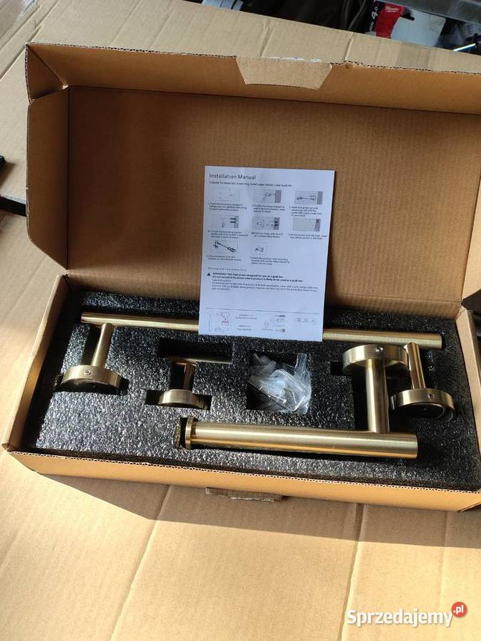 Mosiężny uchwyt relingowy UKKO 520mm 4 sztuki w Zestawy akcesoriów Zawiercie
