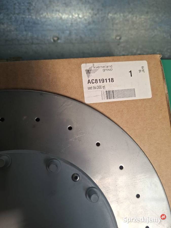 Tarcza wysiewająca Kverneland Optima do wysiewu Siewniki i sadzarki Płońsk