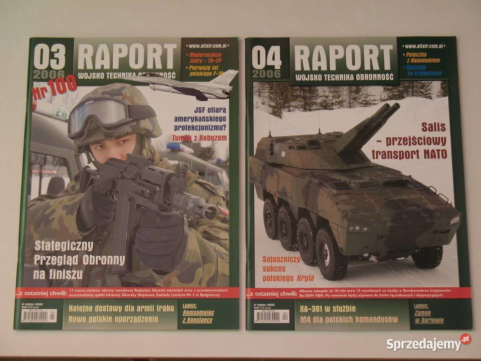 Raport WTO kompletny rocznik 2006 Wojsko i militaria Kraków