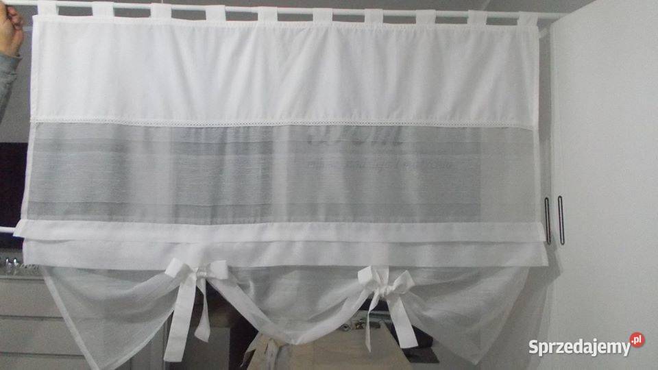 rolety z woalu biały Włocławek
