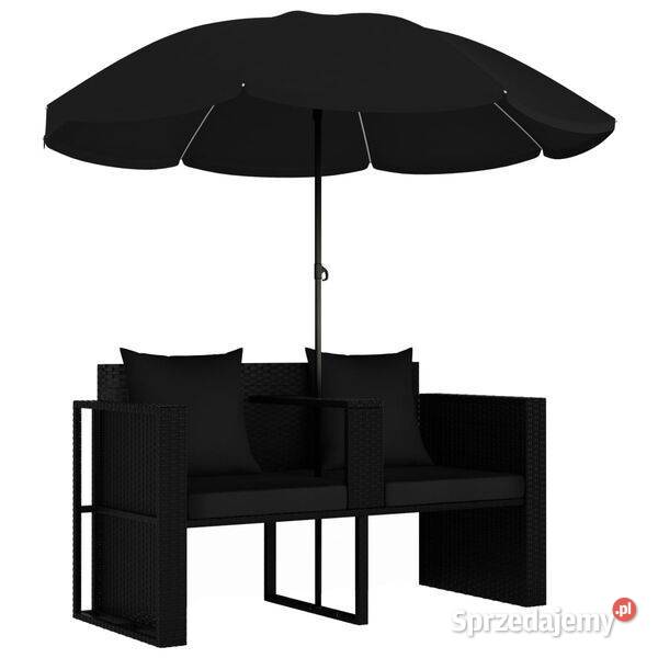vidaXL Łóżko ogrodowe z parasolem Warszawa