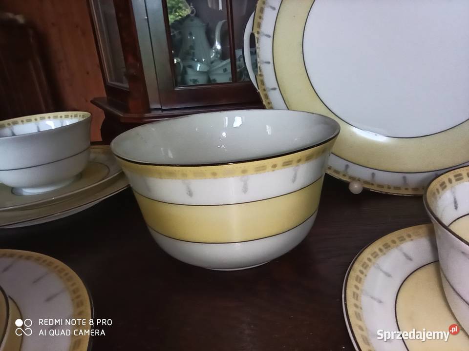 Serwis do herbaty Bohemia Epiag Czechoslowakia Porcelana i szkło Gdańsk