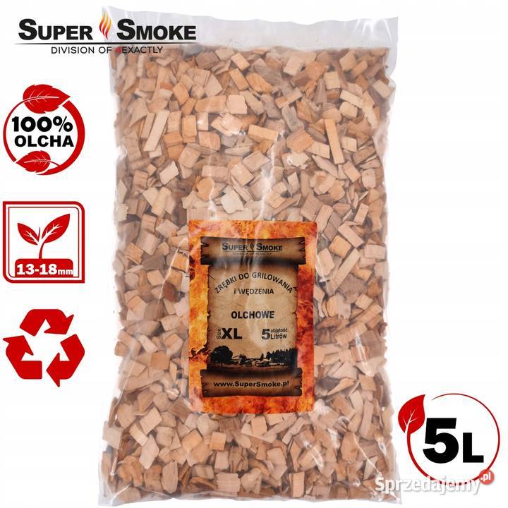 Zrębki Wędzarnicze Super Smoke OLCHA KL13 1218mm Przybory i części sprzedam