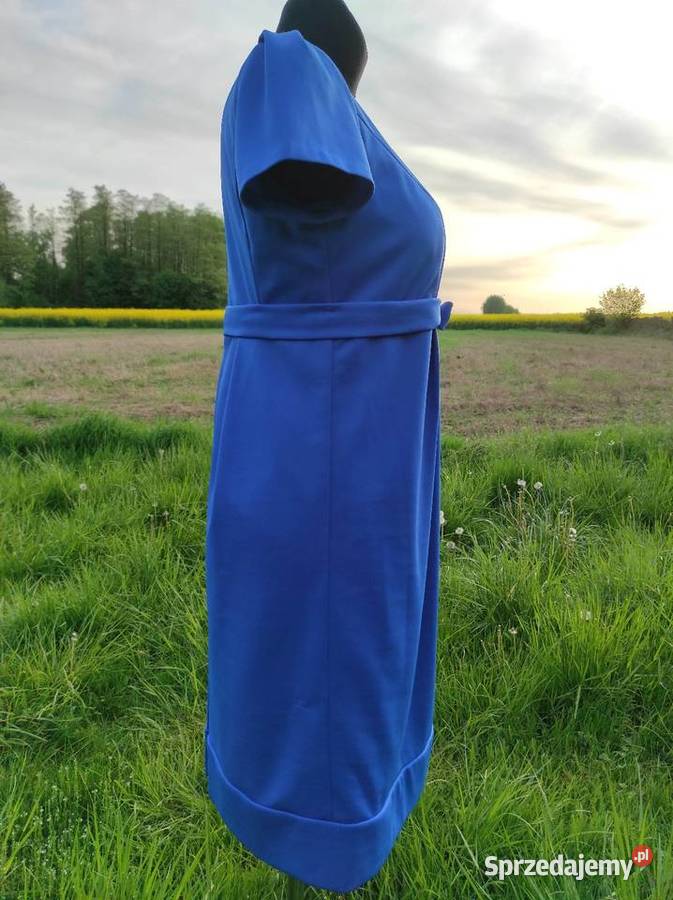 Piękna niebieska sukienka ciążowa 40 L 42 XL Płock