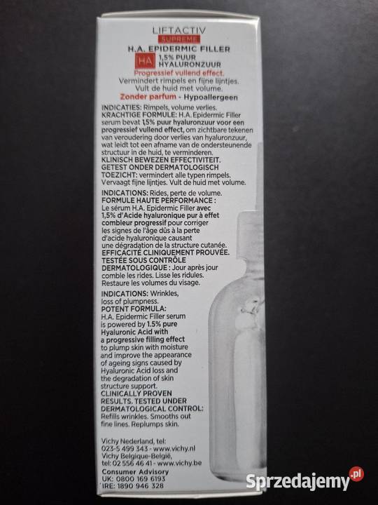 Skoncentrowane serum przeciwzmarszczkowe Vichy małopolskie Kraków