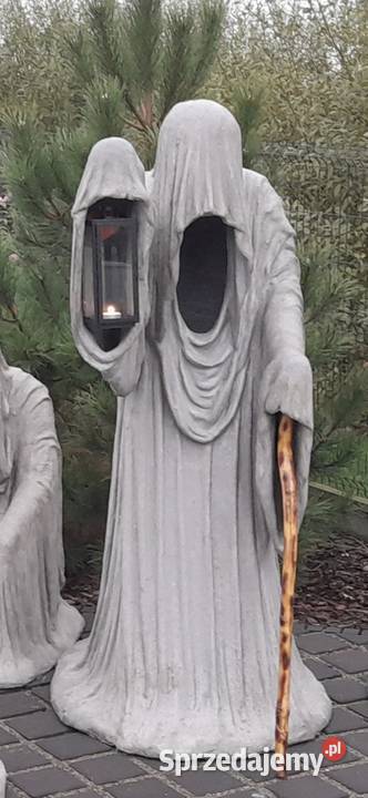 Figury cementowe ozdoby ogrodowe duchy duszki