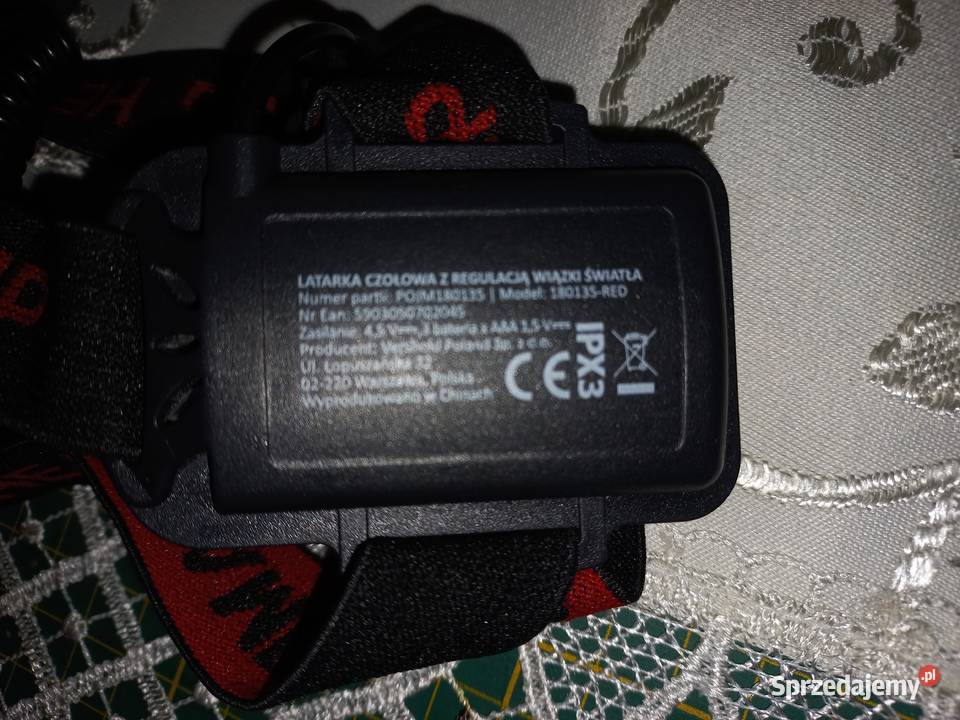 Latartka czołowa LED z regulacją wiązki światła
