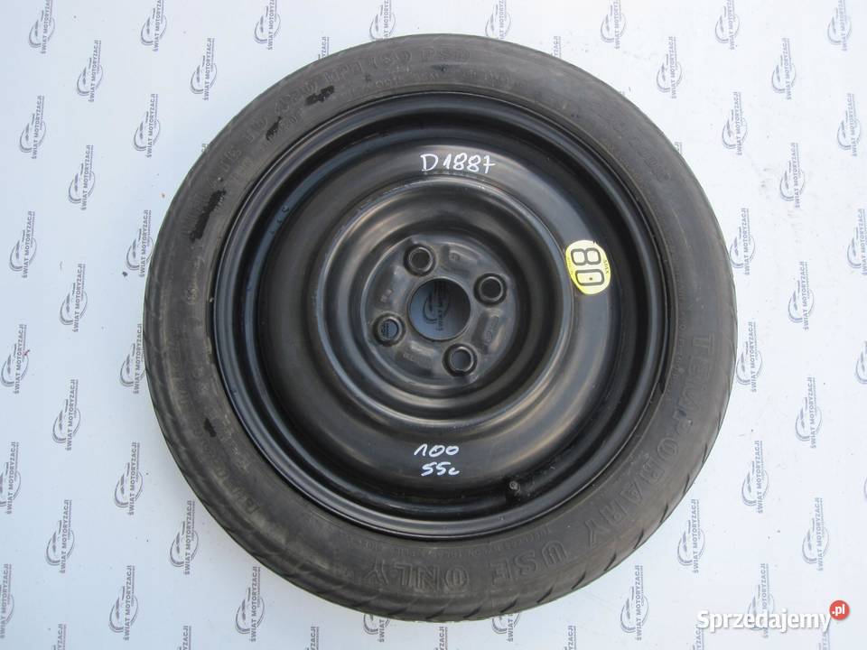 NISSAN koło dojazdowe 1257015 95M 4x100 ET39