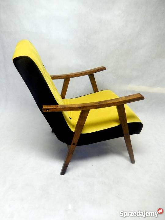 FOTEL PRL leniwiec RETRO VINTAGE OLD SCHOOL Wierzbica