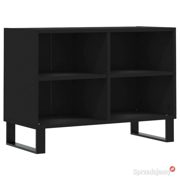 Szafka pod TV czarna 695x30x50 materiał Warszawa