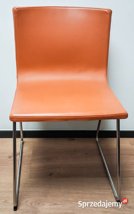 Krzesło Ikea Bernhard ruda skóra śląskie Częstochowa sprzedam