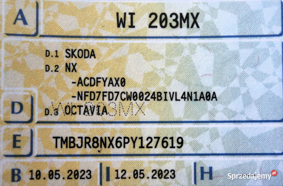 koda Octavia Automat 150 Salon FV23 Ambition Rok produkcji 2023 Sokołów