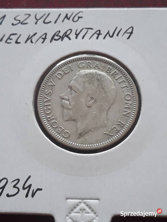 1 Szyling Wielka Brytania 1934 rJerzy V Konin
