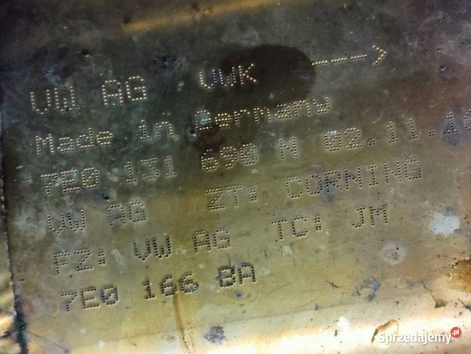 Katalizator Sondy DPF Kompletny Vw T6 20 TDi wielkopolskie Pleszew