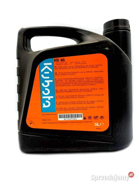 Kubota olej HV 46 hydrauliczny koparka Kubota KX Łańcut
